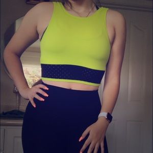 Mind over miles crop top